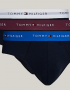 Tommy Hilfiger  3pack  BRIEF Waistband UM0UM02904-0VZ, Ανδρικά Σλιπ 3 τεμ. ΠΟΛΥΧΡΩΜΑ